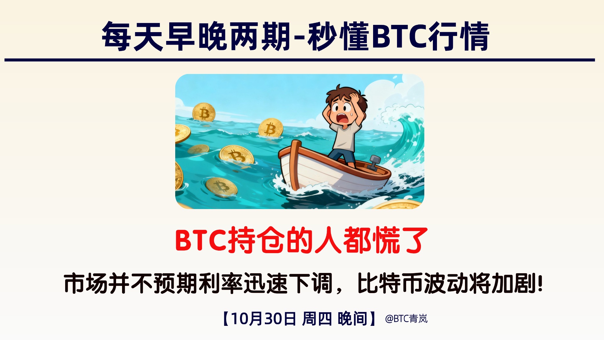 10月30日周四 晚间BTC分析