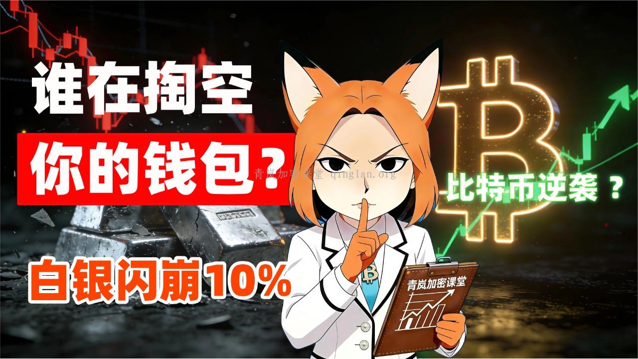 【终极预警】币圈关灯！3个索命鬼故事，白银闪崩10%是比特币的机会吗？