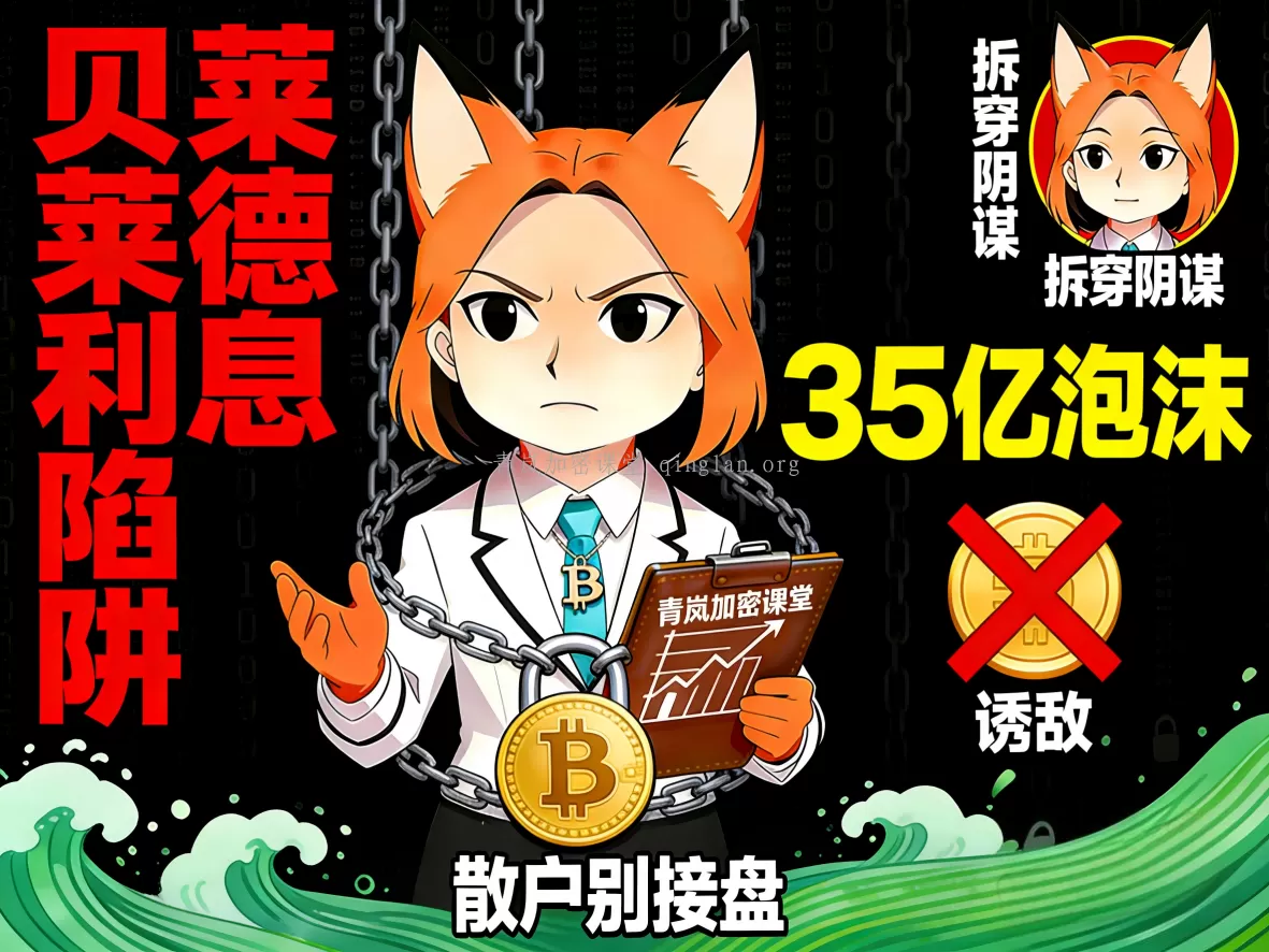 贝莱德给比特币发 “利息”？35 万亿稳定币泡沫 + 黄金骗局，散户别当接盘侠！