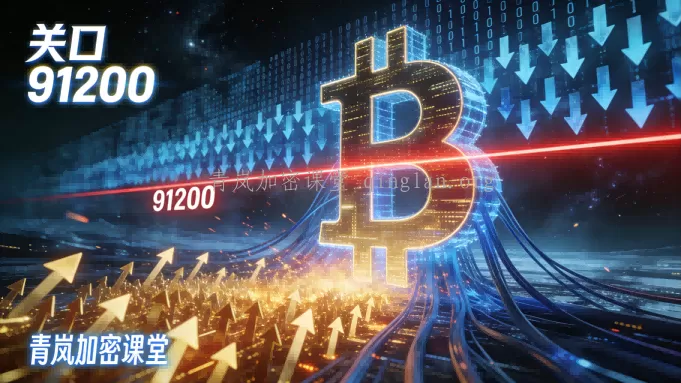 青岚BTC分析｜1月12日周一｜多空拉锯，盯紧91500