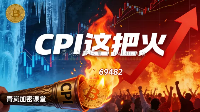 青岚BTC分析｜2月14日周六｜CPI这把火能烧多久